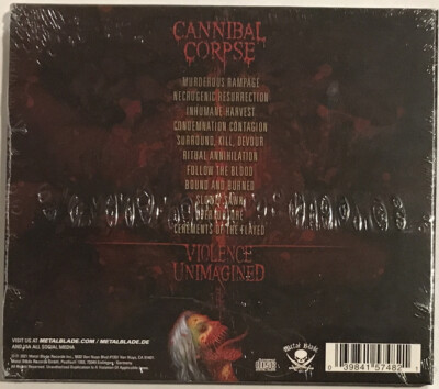 Cannibal Corpse – Violence Unimagined CD 2021 Metal Blade 3984