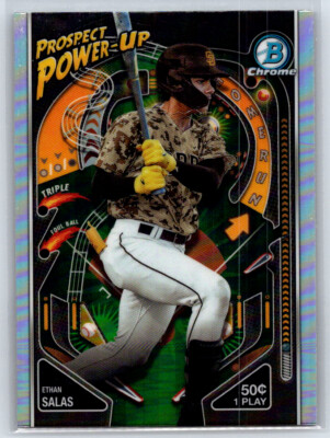 2024 Bowman Ethan Salas #PP-11 Prospect Power-Up San Diego Padres