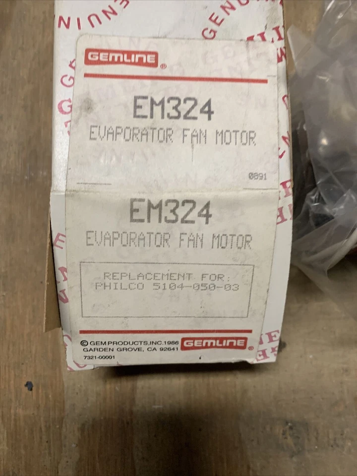 ДВИГАТЕЛЬ ВЕНТИЛЯТОРА ИСПАРИТЕЛЯ ХОЛОДИЛЬНИКА GEMLINE EM324 ДЛЯ PHILCO 5104-050-03| GGS1 - Изображение 3 из 4