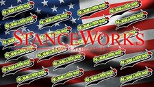 Stance Works Vinyl Sticker Car Jdm Stance Drift Racing Decals 24x5