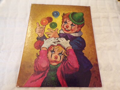 VTG Clown Print D.A.C., NY No 312