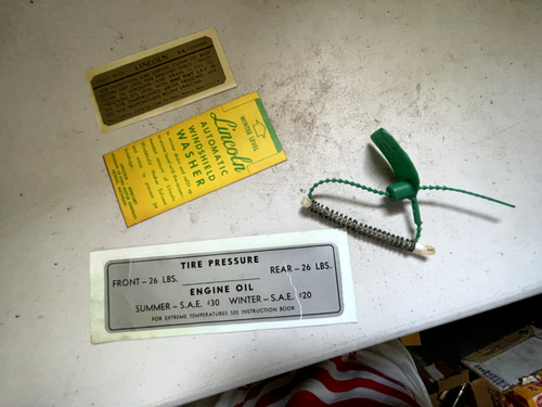 Chevrolet Chevy 1/2 Ton Pickup Truck Identification Plate 1942-1946 NON STAMPED - Chattin Chassis - Vintage Part Club - Foto 10