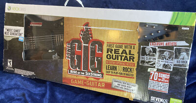 Power Gig: Rise of the SixString With Guitar Xbox 360 Brand New Rare Mint