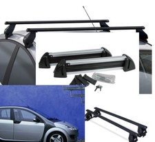 DACHTRÄGER SMART FORFOUR W454 2006 + SKITRÄGER 4 PAAR ALUMINIUM 2 SCHLÖSSER