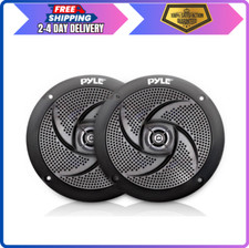 Pyle Low-Profile Waterproof Marine Speakers - 100W 4 Inch 2 Way 1 Pair Slim Styl