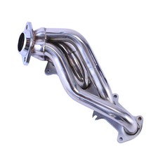 FAPO Shorty Headers For 2004-2010 Ford F150 4.6L Triton V8 – 304 Stainless, Polished (FE696610-31)