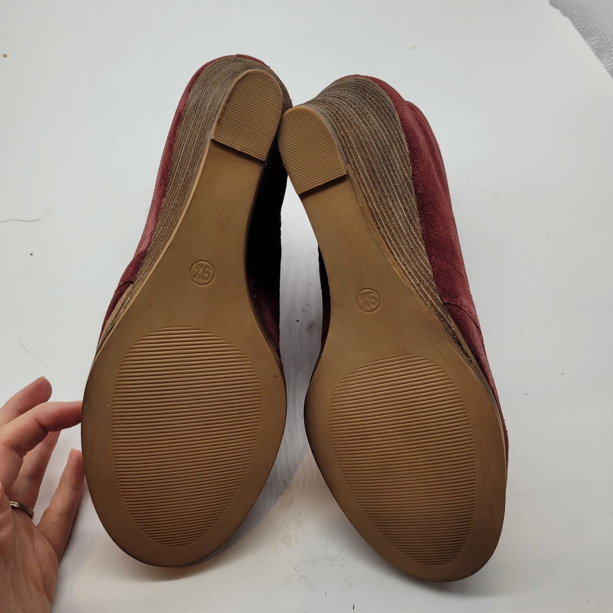Diba Boots Maroon Size 9.5 Diba Leather Boots for Women for sale | eBay main image 4