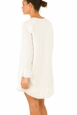 knee length dresses for ladies IRO Fergus Lace Long Sleeve Dress in White  Order Of Style
