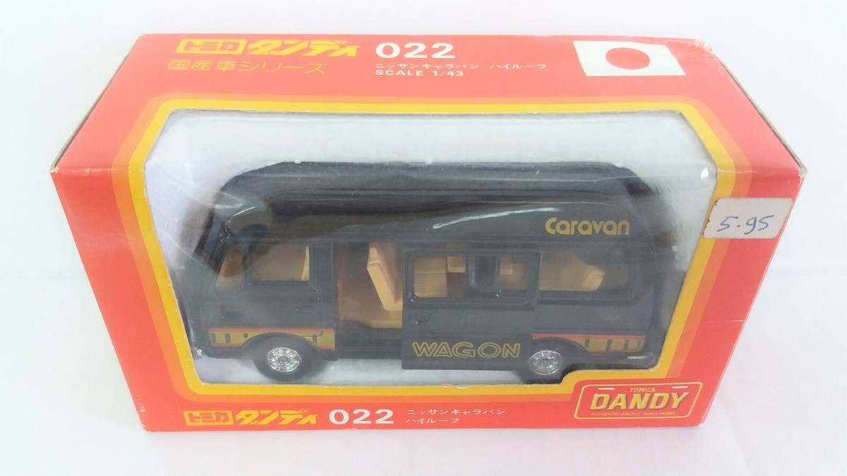 Tomica Dandy Nissan Caravan 阪神タイガース C Tomy Tomica DANDY 022 NISSAN CARAVAN WAGON CAMPER VAN (JAPAN) | eBay