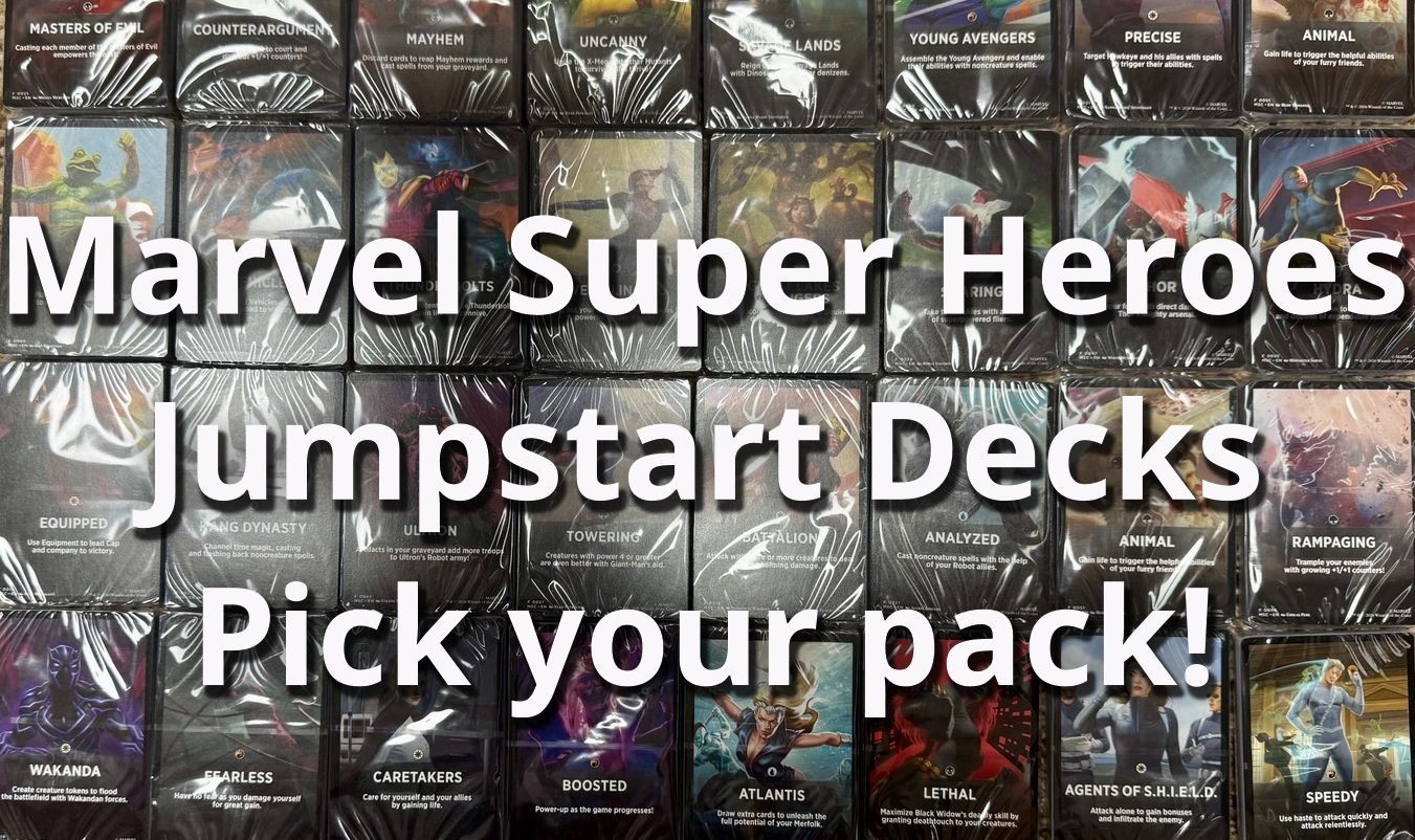 Marvel Super Heroes Jumpstart , Sealed Inner Packs/Themes, You Pick, Magic MTG