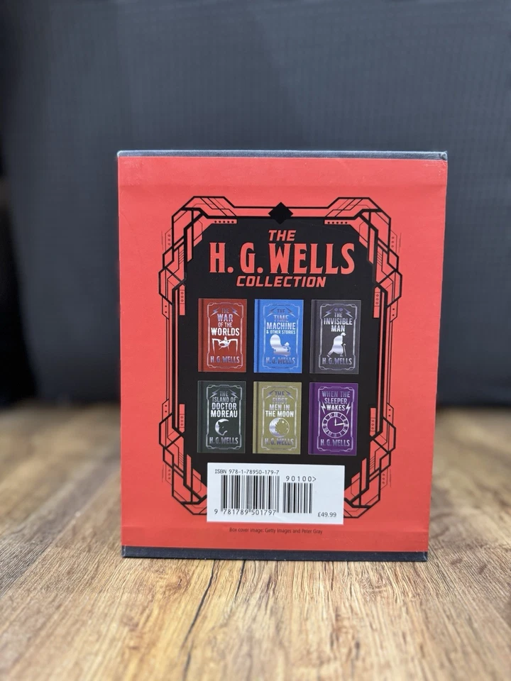 H.G. Wells Miniature Book Collection (6 Books) - Image 3 of 4