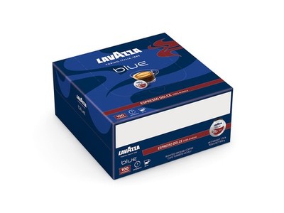 Lavazza Dolce 100 Arabica Espresso Capsules Pack of 100 for Lavazza BLUE