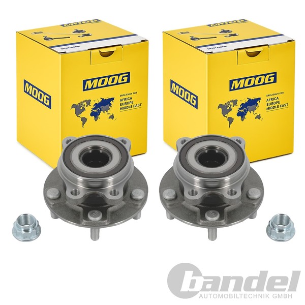 2X Moog RADLAGER-SATZ Vorne Passend FüR Lexus Nx Toyota Auris Avensis Corolla Mi-image