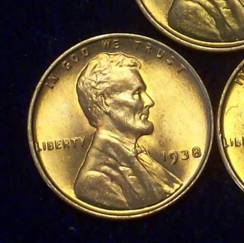 1938-P GEM BU - SUPER LINCOLN WHEAT CENT - NICE COLOR - GOOD DETAILS - SEE PICS!