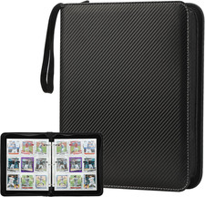 Premium 9-Pocket Trading Card Binder with Sleeves for MTG and Sports Cards