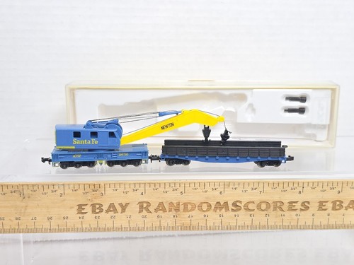 Roco/Model Power 3162 Spur N Santa Fe ATSF Kran- & Arbeitswagen MOW Newton Neu in OVP | Zustand: New