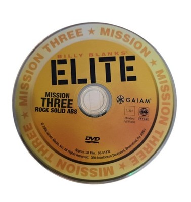 Billy's Boot Camp Elite Mission Three Rock Solid Abs DVD Disc Only