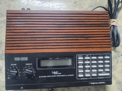 Realistic PRO-2023 20 Channel Programmable Scanner See Description 