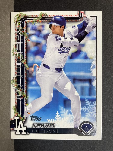2025 Topps Holiday #H200 Shohei Ohtani SP Los Angeles Dodgers