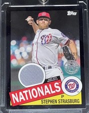 2020 Topps - 1985 Topps Nats Relics Series 2 Stephen Strasburg #85TR-SS /199 