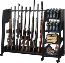 Rifle Shotgun Gun Racks Heavy Duty Steel Height Adjustable Gun Holder Display