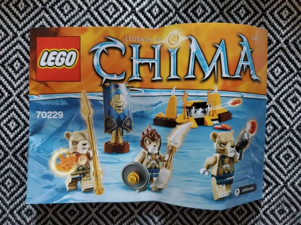 Lego Chima Tribe Pack Set & Lion Legend Beast (70123) & (70229) Complete - Image 3 of 4