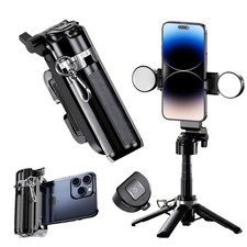 Mini Selfie Stick Tripod Stand for iPhone  6-Section Adjustable Height Extens...