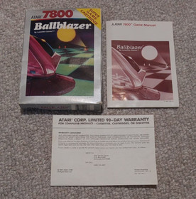 Ballblazer (Atari 7800) - Box & Instructions Manual - NO GAME - READ!