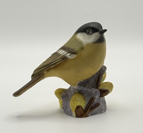 Royal Worcester Marsh Tit Bird Figurine Bone China 3336 England