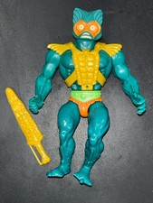 Vintage 1981 MOTU Mer-Man Masters of the Universe Figure He-Man Mattel SWORD