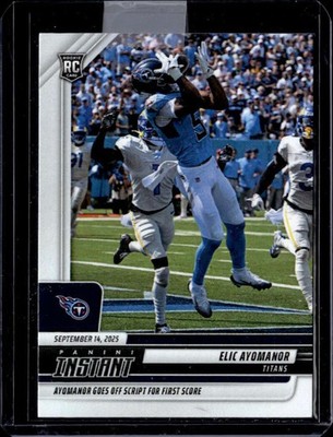 ELIC ATOMANOR RC 2025 Panini Instant PR:64 ROOKIE #75 Titans 1st TD NF ID:150915