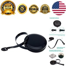 Sturdy Alloy Steel Black Measuring Tape - Precision Crafting Tool, 60-Inch