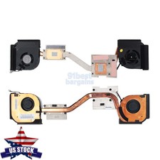 Lenovo Thinkpad P51 Dual Cooling Fan Heatsink 01AV343 AT12W001SS0