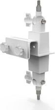 2-in-1 Gutter Mount for Ring Arlo Cameras White