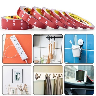 400 Auto Tape Acrylic Foam Double Sided Back Car Mounting Adhesive 3m x10mm 10ft