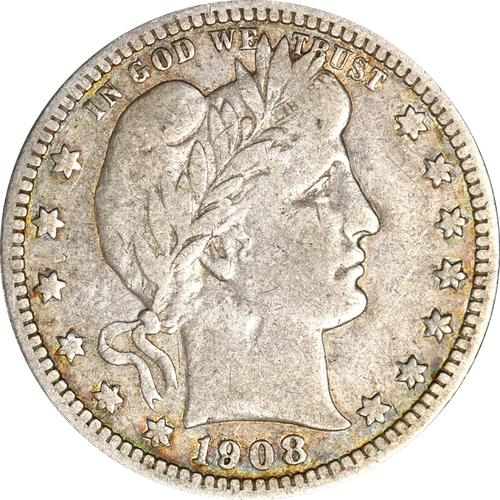 1908-O Barber Quarter
