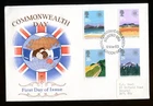 1983 Commonwealth Day Stuart FDC. Royal Society London First Day Cover 1211-1214