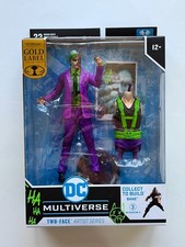 MCFARLANE DC MULTIVERSE GOLD LABEL TWO FACE ARTIST SERIES -  JOKERIZED - MIB