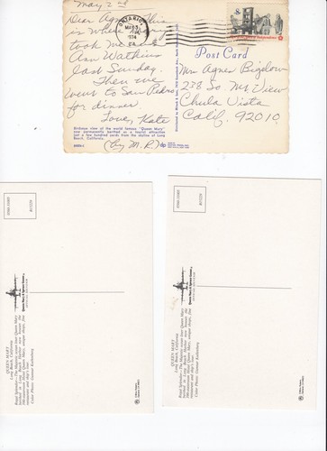 12 Queen Mary Spruce Goose Brochures, Postcards, Ticket, Newsletter, More-#8053 - Picture 13 of 17