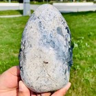 6.09LB Natural blue crystal cave quartz crystal cave mineral specimen — photo 6