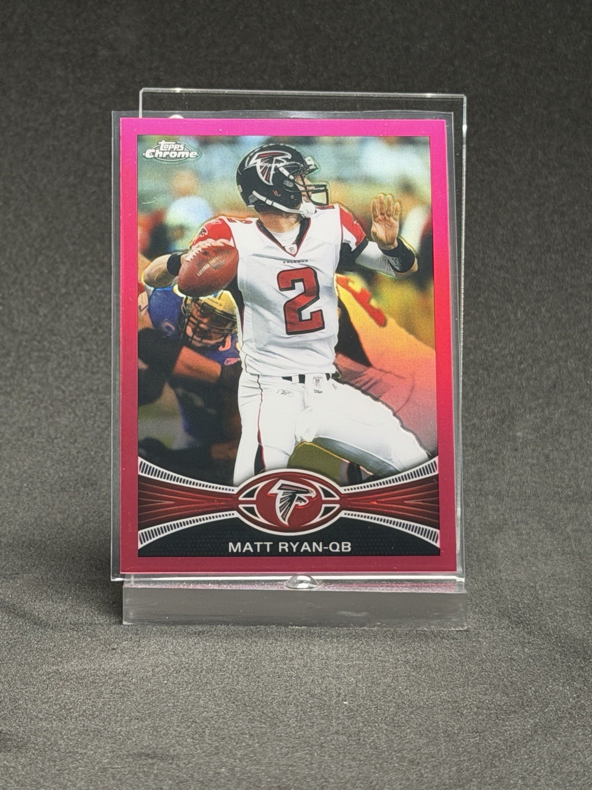 2012 Topps Chrome - Matt Ryan #91 BCA Pink Refractor /399