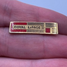 Vintage Royal LePage Real Estate Logo Canada Enamel Lapel Pin