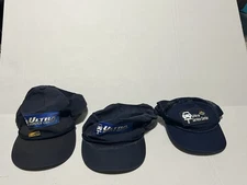 3 Vintage Sunoco Ultra Service Center Patch Hat Car Lift Rope Trucker Hat