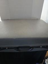 Vintage Large Samsonite Saturn Luggage Suitcase Gray Hard Shell 25 x 19 x 7