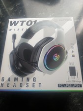 WT01 Wireless Gaming Headset Brand New Boxed Xbox PC PS4
