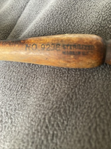 Vintage Barber Horse Hair Neck Brush Wood Handle 8.5” - Bild 3 von 3