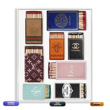 Stupell Industries Trendy Iconic Matchbox Glam Print 24 X 30 Inch Framed Gicle