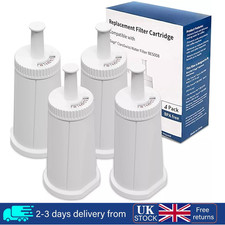 2-4 Water Filter Cartridges for Sage Barista Espresso Coffee Machine Claro Swiss