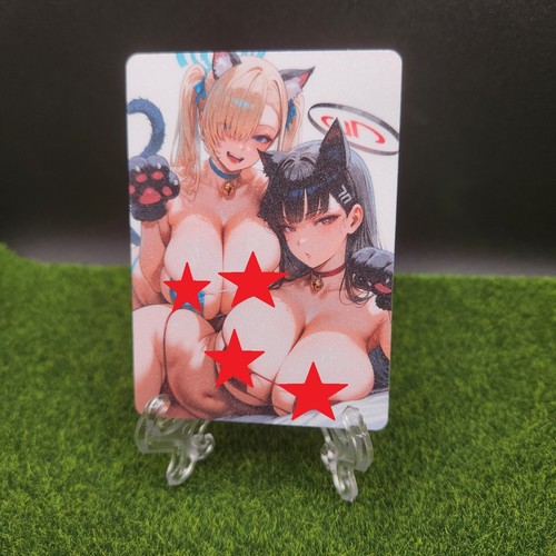 Blue Archive Asuka Rio Anime Waifu Girl Doujin Lewd Goddess Story Holo Art Card - Picture 2 of 2