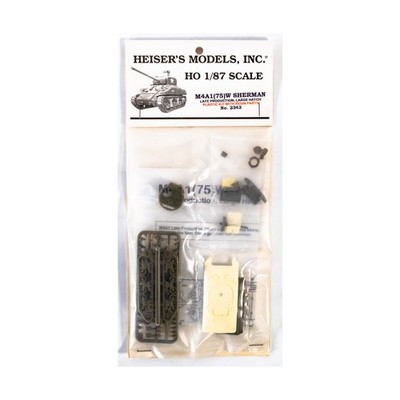 Heiser's Model Models 1/87  M4A1(75)W Sherman (Late Production, Large Hatc New
